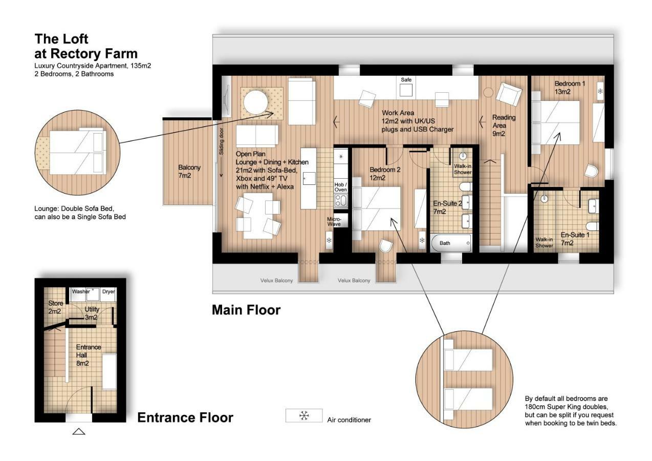The Loft : Luxury Countryside Retreat For Family & Friends Villa Clipston  Bagian luar foto